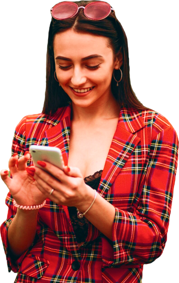 Person using phone